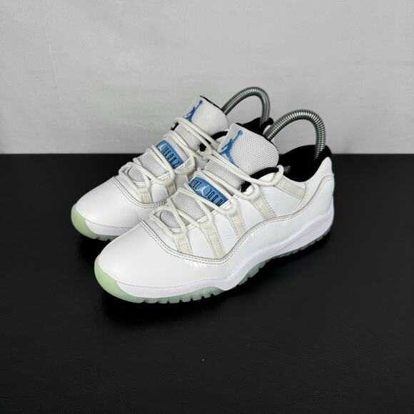 Jordan Other - Nike Air Jordan 11 Retro Low White Legend Blue Basketball Shoes Youth Size 3Y